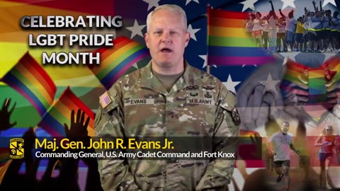 the US army's ROTC officially endorsed and celebrated gay pride.