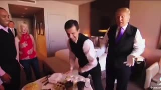 FLASHBACK: Donald Trump Trades Place With His Employees To Surprise Hotel Guests