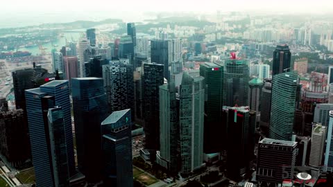 Marina Bay, Singapore 🇸🇬 - by drone