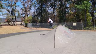 Jb scootering the taco at St Helens Skate Park Oregon