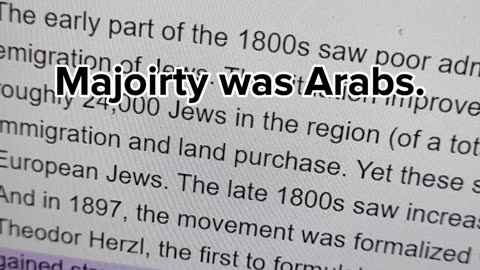 Israel Palestine history Settlement part 3