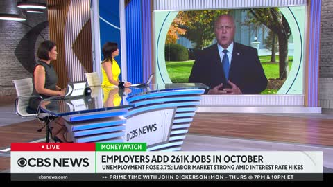 White House official reacts to October jobs report