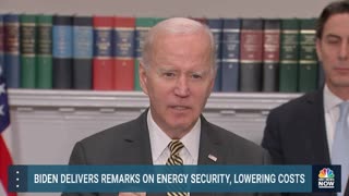 Biden: "My message to the American energy companies is this: You should not be using your profits to buy back stock or for dividends. Not now, not while a war is raging."
