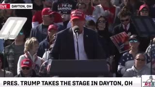President Donald J. Trump kicks off Ohio rally by honoring the Jan. 6 "hostages"