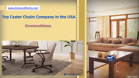 Top Caster Chairs Company in the USA - ChromcraftHome
