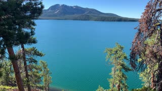 Central Oregon – Paulina Lake “Grand Loop” – Red Clay Trail Panoramic Overlook – 4K