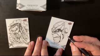 Thanos Sketch Card Art