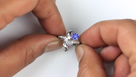 The Magic of Sapphire and Topaz Jewelry in Handmade Sterling Silver Rings Size 7!