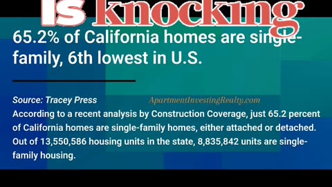 California: 34.8% Apartment Supply Sparks Investor Opportunity