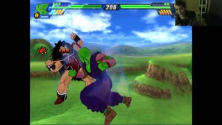 Dragon Ball Z Budokai Tenkaichi 3 Battle #17 With Live Commentary - Raditz VS Piccolo