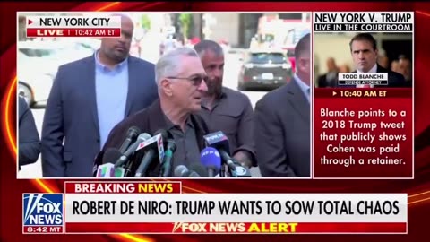 Robert DeNiro Goes On Absurd Rant Against Trump