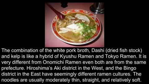 Japan local "Hiroshima Ramen ", how to say using Japanglish?