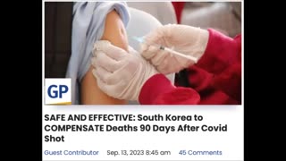 💉 South Korea to compensate deaths from the jab