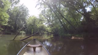 Canoeing up the South Tyger river pt. 1