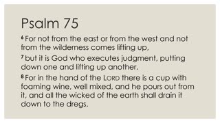 Psalm 75 Daily Devotion