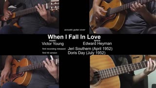 Guitar Learning Journey: "When I Fall In Love" cover - instrumental