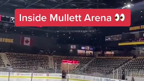 The Arizona Coyotes’ new home at Mullett Arena is looking SHARP! 🎥 TWdrosennhl