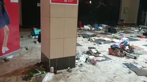 The Devastation of the Looting Shops Gutted - South Sfrican riots