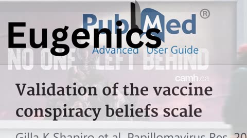biblical prophecy, Vaccine Conspiracy Beliefs Scale