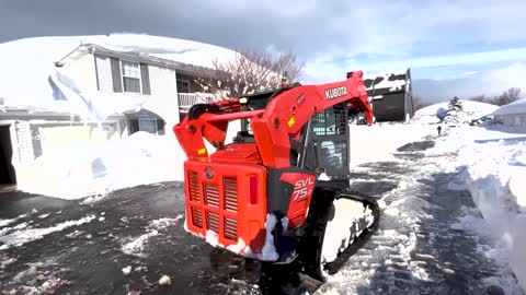 New York state residents dig out after heavy snowstorm