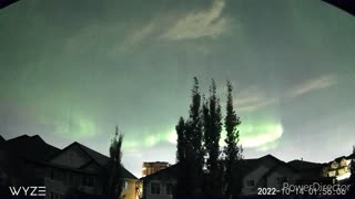 Aurora Borealis Over Alberta