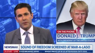President Trump interview on Newsmax