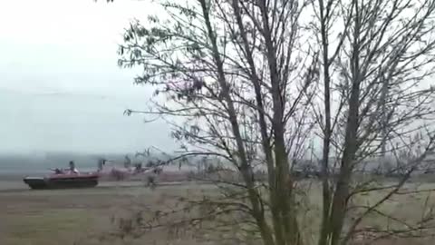DNR Tank Columns filmed on their way to Mariupol, Donetsk Oblast, Ukraine
