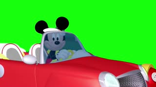 “Look a Red Flag” Mickey Mouse | Green Screen