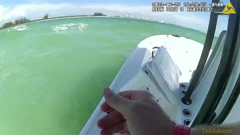 Body cam shows officers rescuing boaters after their boat explodes near Sarasota
