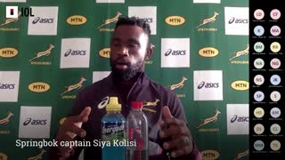 Springbok captain Siya Kolisi on Rassie Erasmus' ban
