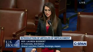Lauren Boebert Scorches Biden With Articles Of Impeachment