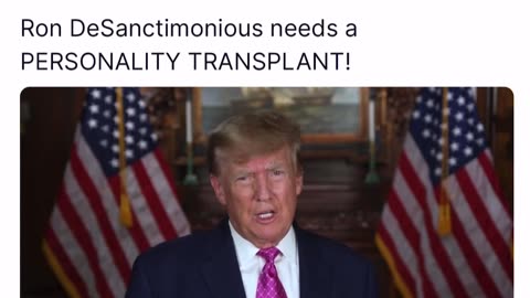 Ron Desanctimonious needs a personality transplant