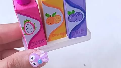 Mini juice set (miniature craft)