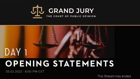 Day 1 Grand Jury Proceding Court of Public Opinion - Opening Statements