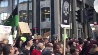 Big Protest In Canada - Stock