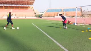 Goalkeeper training