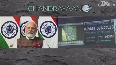 India's Chandrayaan-3 makes historic moon landing