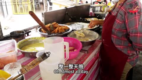 [Food in Kuala Lumpur] Street food "Malay fried cake"