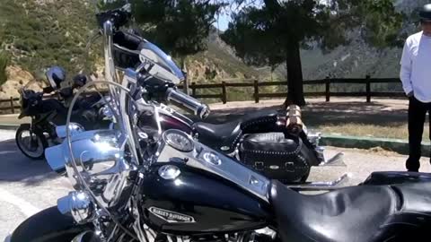motorcycle ride. Angeles Crest HWY 2. California springtime 2022