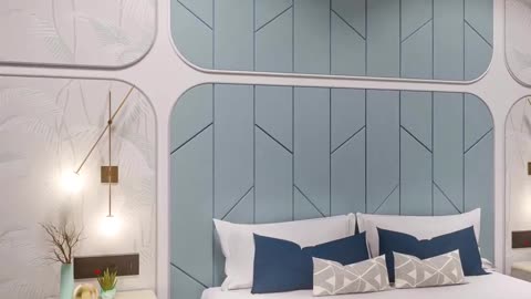 Bedroom Tour | Bedroom Interior Design | Bed Design | Bedroom Decor ideas | Bedwall Design | TV wall