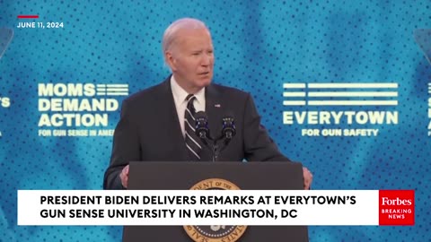 BREAKING: Biden Delivers Remarks On Gun Safety Shortly After Son Hunter Convicted On Gun Charges