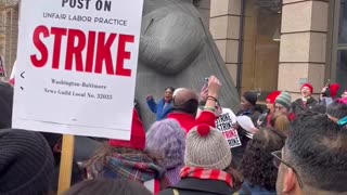 JUST IN: Washington Post Workers Hold Strike