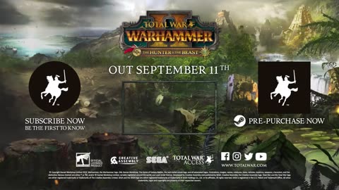 Total War: WARHAMMER 2 / The Hunter & The Beast Trailer