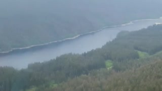 Climbing over grouse mountain Vancouver Canada