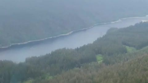 Climbing over grouse mountain Vancouver Canada