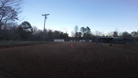 Part Time Cowboy with Cody....we had our initial warmup so it;s on to trotting....