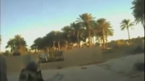 Footage shows a US Tank fired a shell into a building where a platoon of US Soldiers were in