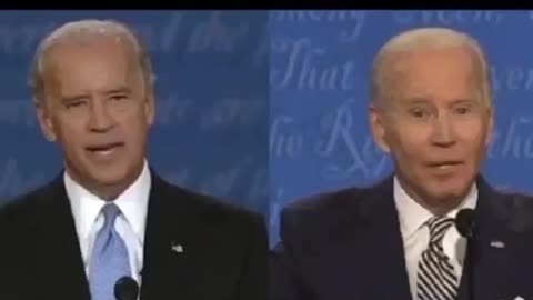 Joe Biden vs "Joe Biden" Side by Side