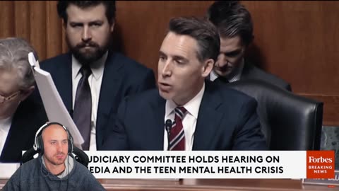 During a Senate Judiciary Committee hearing, Sen. Josh Hawley (R-MO)