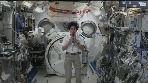 Space Station Crew Answers Baldwin, New York, Student Questions